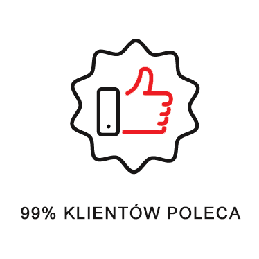 99% Klientów poleca